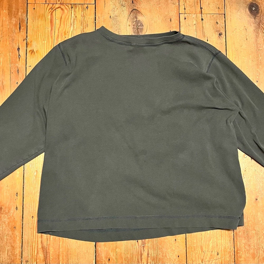 Basic Threads Dark Green Long Sleeve Sweatshirt